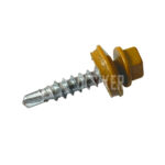 Fémcsavar, önfúró hatlapfejű, aranytölgy, RAL 8003 (50 db)