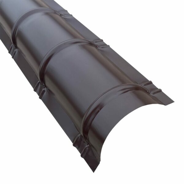 Íves gyári kúpelem, barna, RAL 8017, 200cm