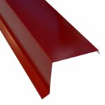 Széldeszka szegő, bordó, RAL 3009, 200cm