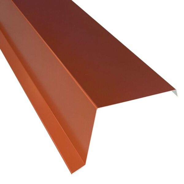 Széldeszka szegő, téglavörös, RAL 8004, 200cm