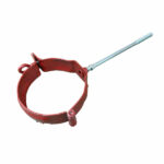 Csatorna bilincs + szár, RAL 3009, Bordó