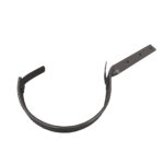 Csavart szárú csatorna tartó vas, RAL7016 Antracit